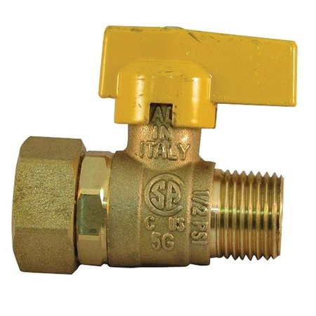 PRO-FLEX PFGVPF12MB Gas Valve, 12 in Connection, MIP x CSST PFGV-PF12MPC